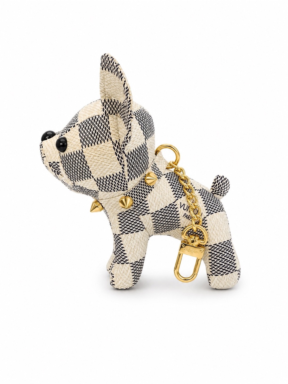 French Bulldog Bag Charm Keychain | Designer Style Purse Accessory